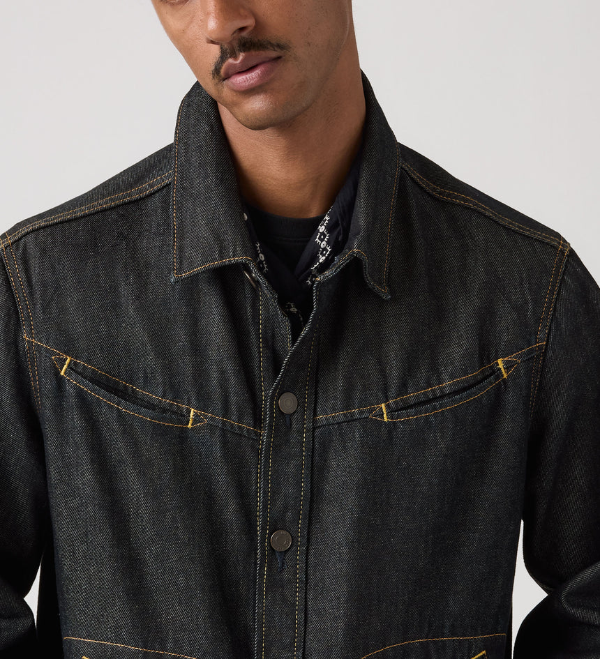 Main 4 - Levi's® Men's Market Miners Trucker Jacket - 005AD0002