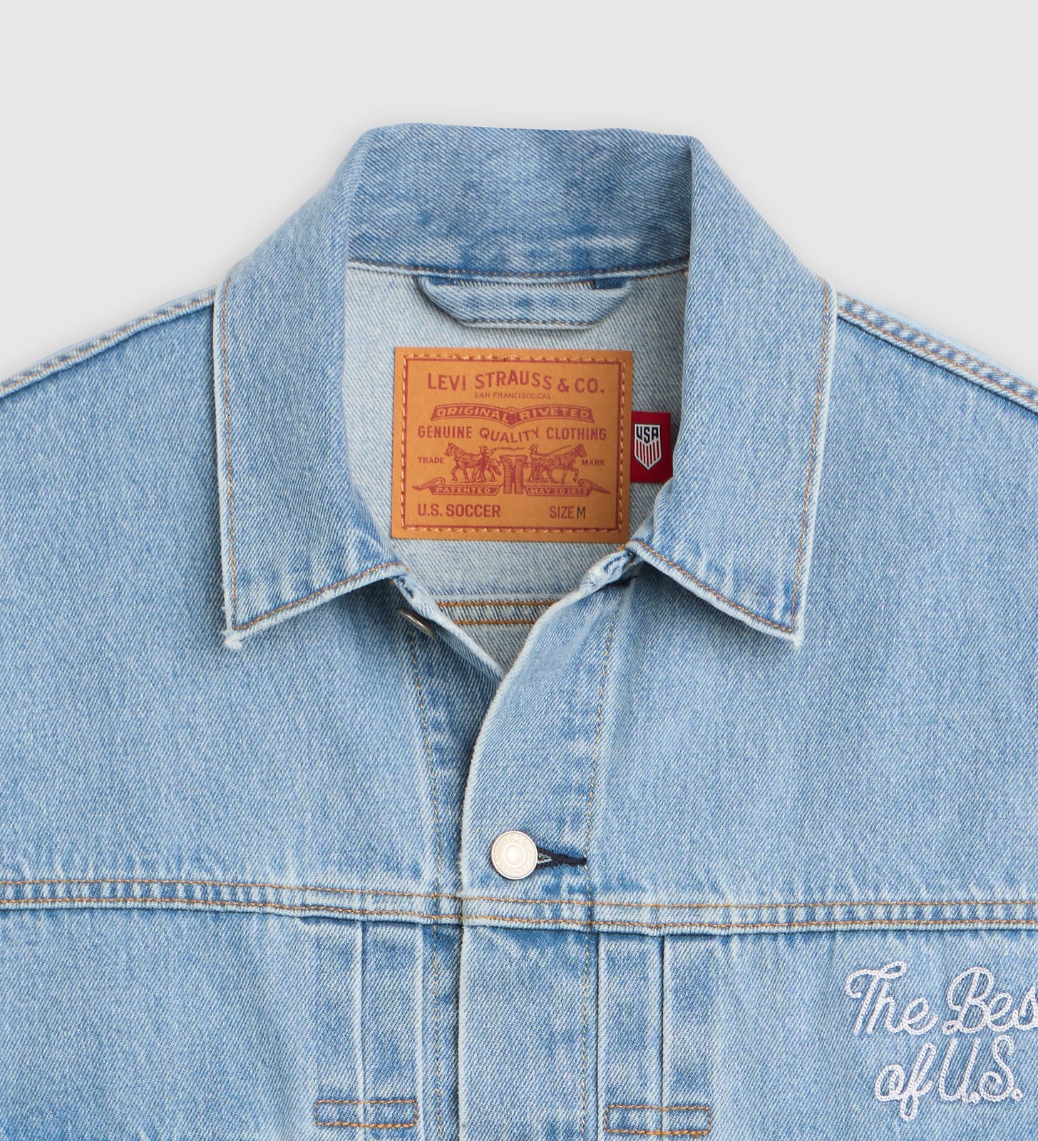Main 9 - Levi's® U.S. Soccer Type II Trucker Jacket - 006GH0000
