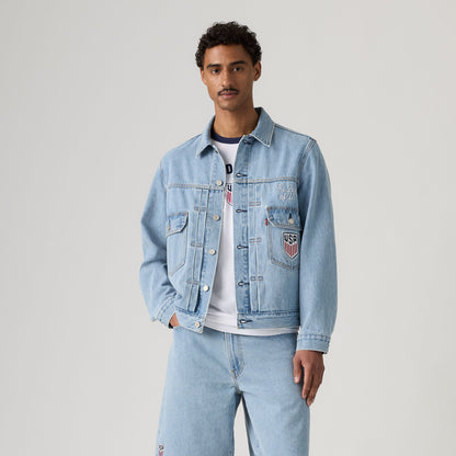 Thumbnail 1 - Levi's® U.S. Soccer Type II Trucker Jacket - 006GH0000