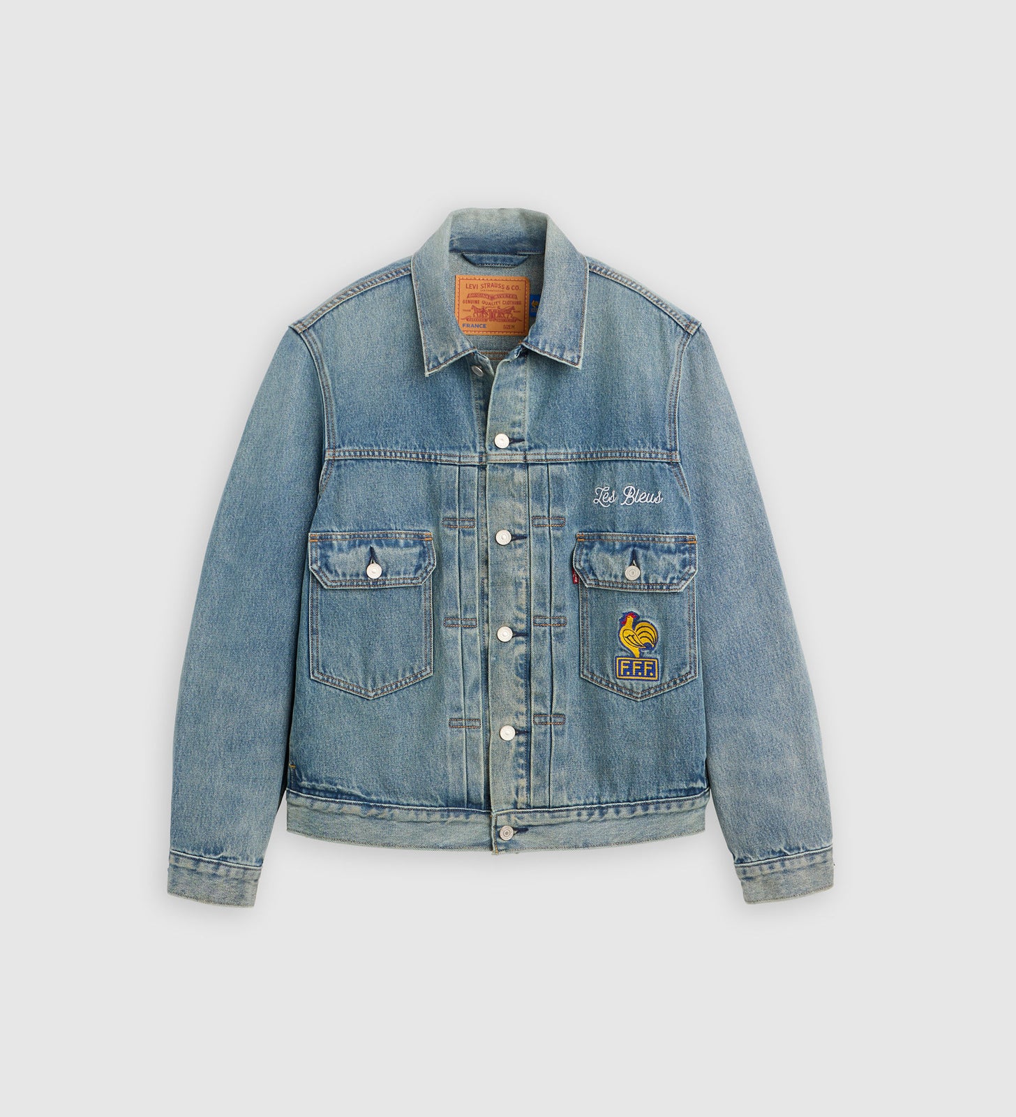 Main 7 - Levi's® France Football Type II Trucker Jacket - 006GH0002