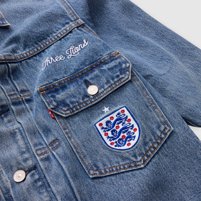 Thumbnail 12 - Levi's® England Football Type II Trucker Jacket - 006GH0006