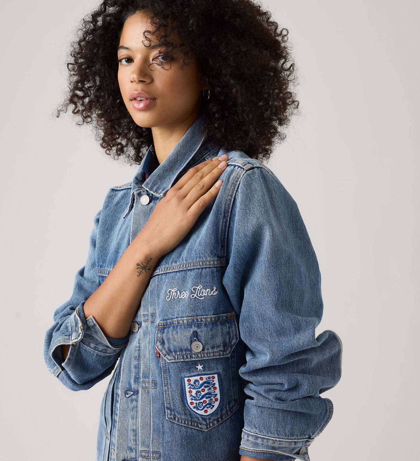 Main 5 - Levi's® England Football Type II Trucker Jacket - 006GH0006