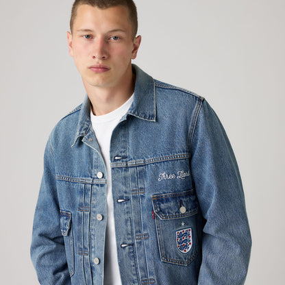 Thumbnail 7 - Levi's® England Football Type II Trucker Jacket - 006GH0006