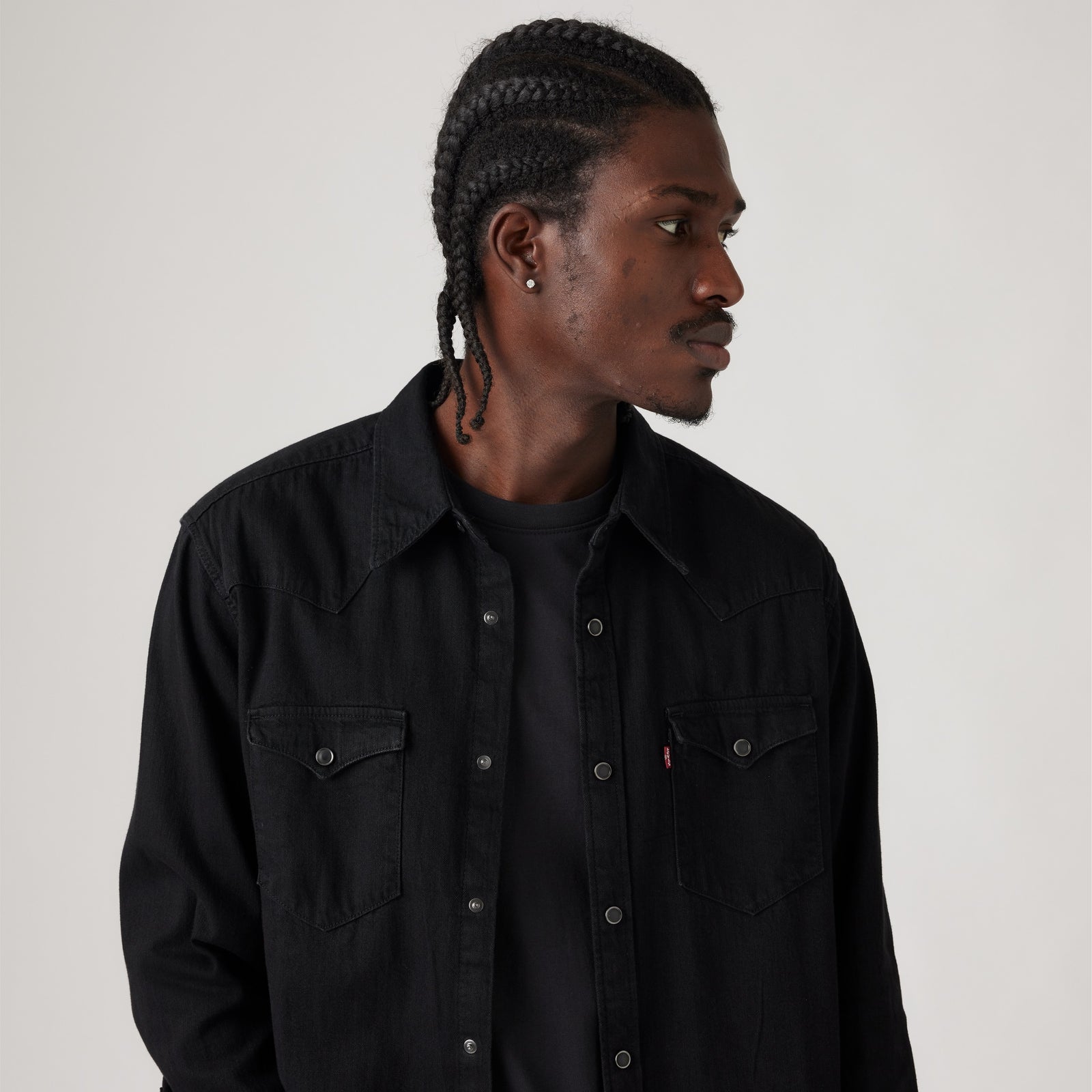 Main 3 - Levi's® Men's Barstow Standard Fit Western Shirt - 857440002