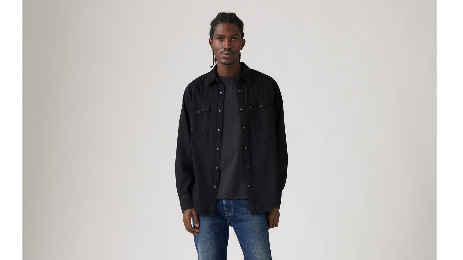 Main 2 - Levi's® Men's Barstow Standard Fit Western Shirt - 857440002