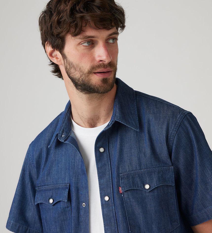 Main 6 - Levi's® Men's Short-Sleeve Relaxed Fit Western Shirt - A57220031