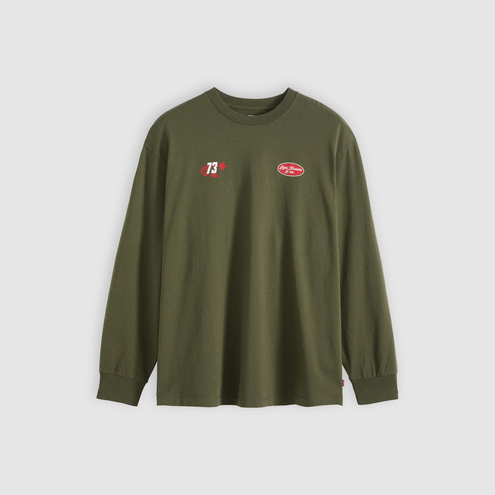Main 5 - Levi's® Men's Long-Sleeve Graphic Authentic T-Shirt - A61450106
