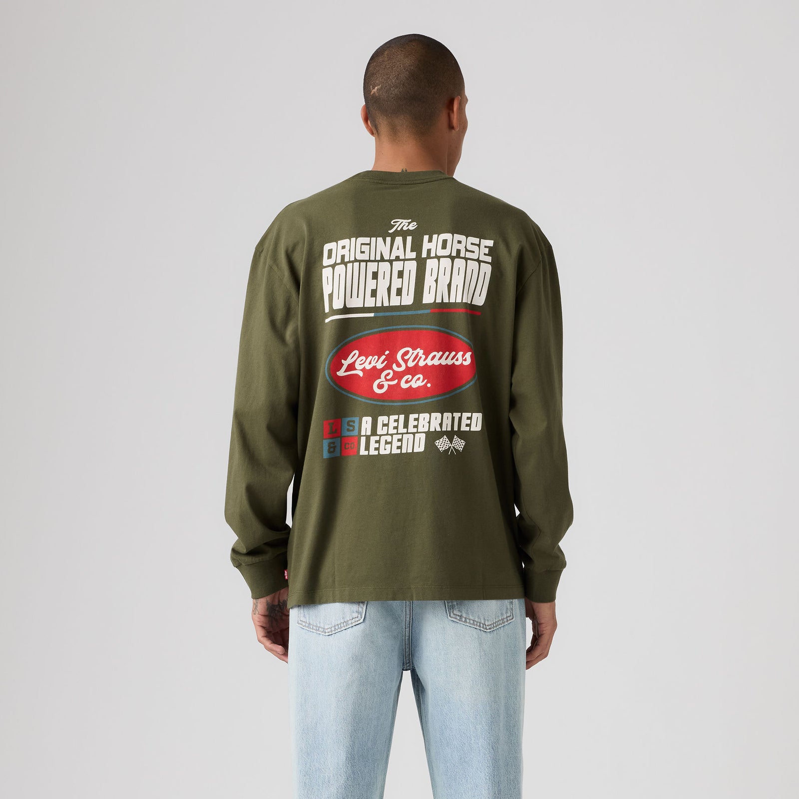 Main 3 - Levi's® Men's Long-Sleeve Graphic Authentic T-Shirt - A61450106