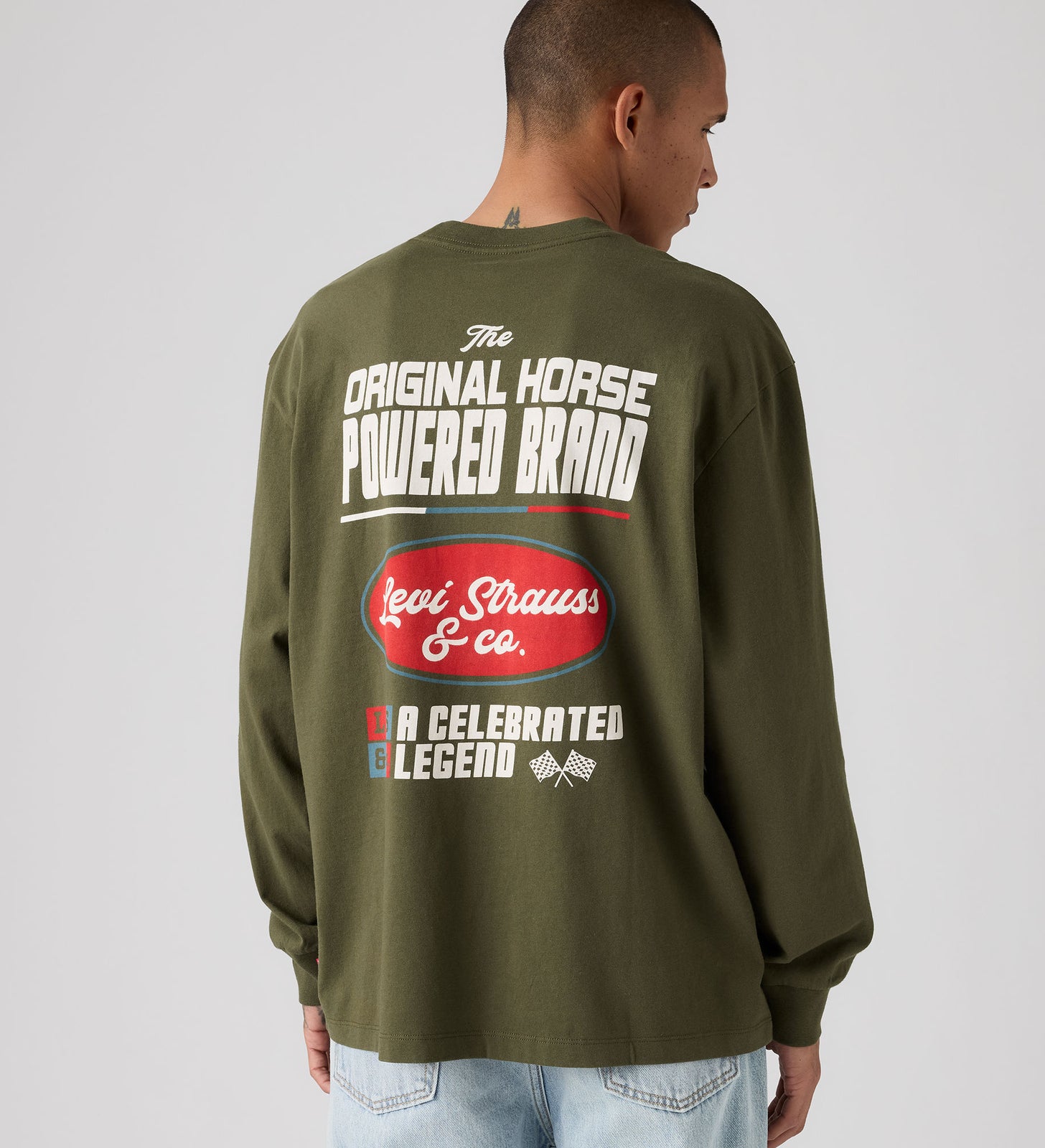 Main 4 - Levi's® Men's Long-Sleeve Graphic Authentic T-Shirt - A61450106