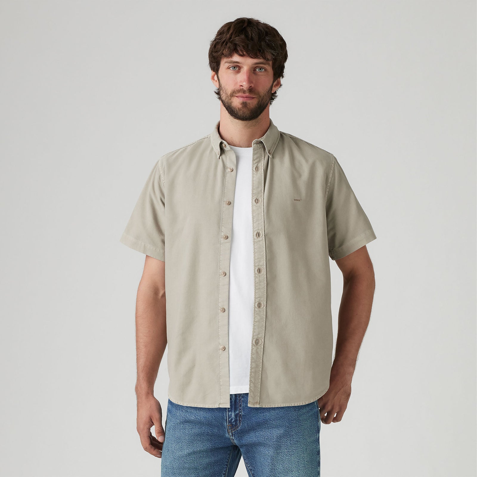 Main 2 - Levi's® Men's Short-Sleeve Authentic Button-Down Shirts SCL - 