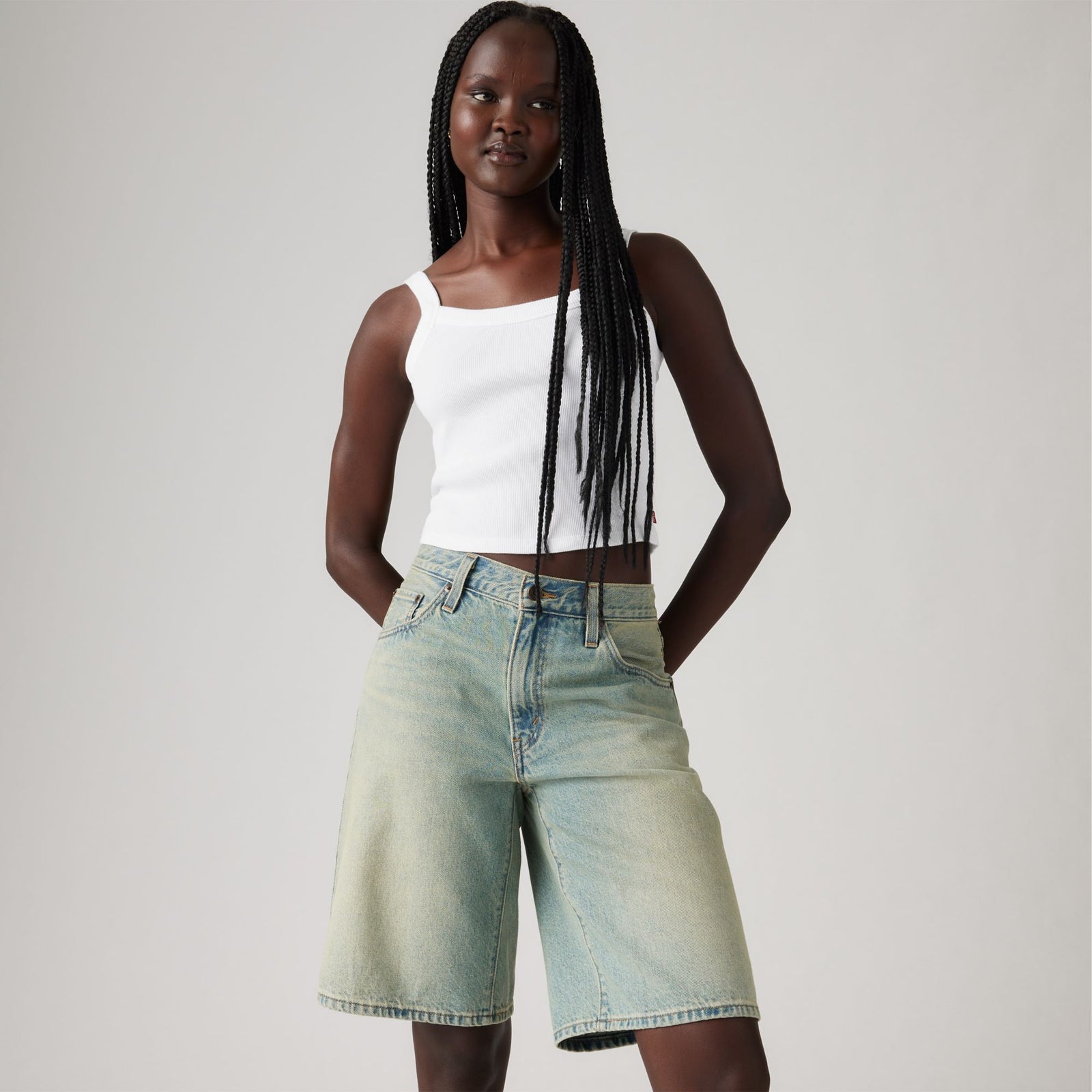 Main 5 - Levi's® Women's Baggy Dad Jorts - 000MJ0002