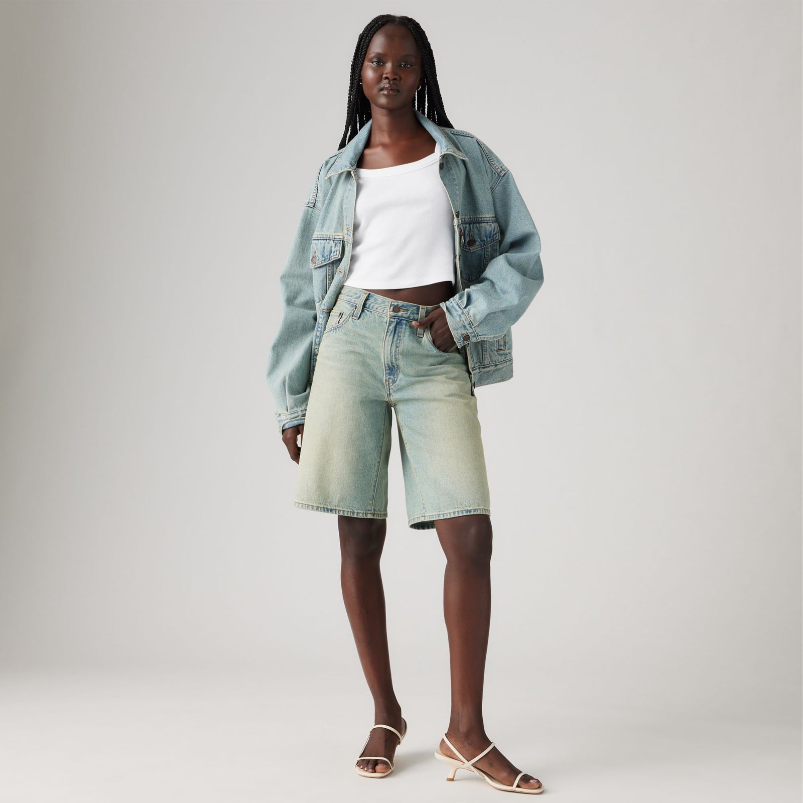 Main 1 - Levi's® Women's Baggy Dad Jorts - 000MJ0002