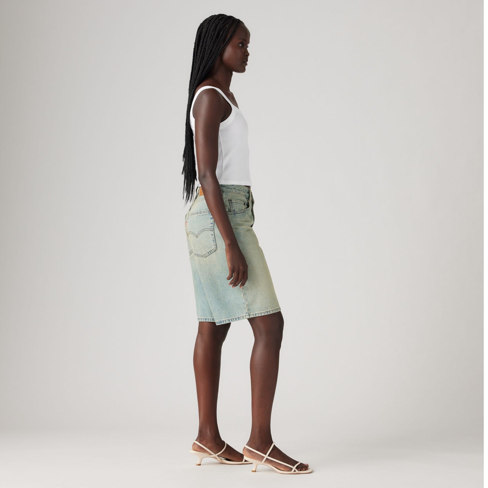 Main 4 - Levi's® Women's Baggy Dad Jorts - 000MJ0002