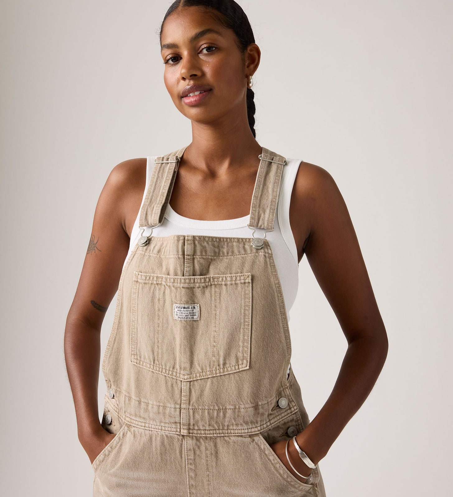 Main 5 - Levi's® Women's Baggy Overalls - 000UG0005