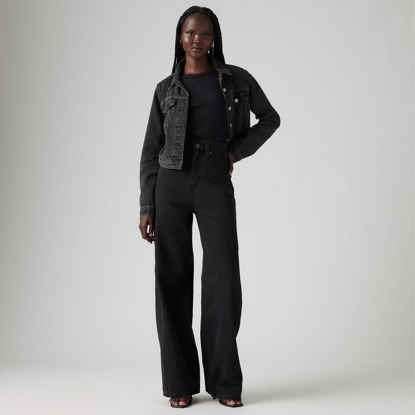 Main 4 - Levi's® Women's Cinch Baggy Jeans - 001UP0003