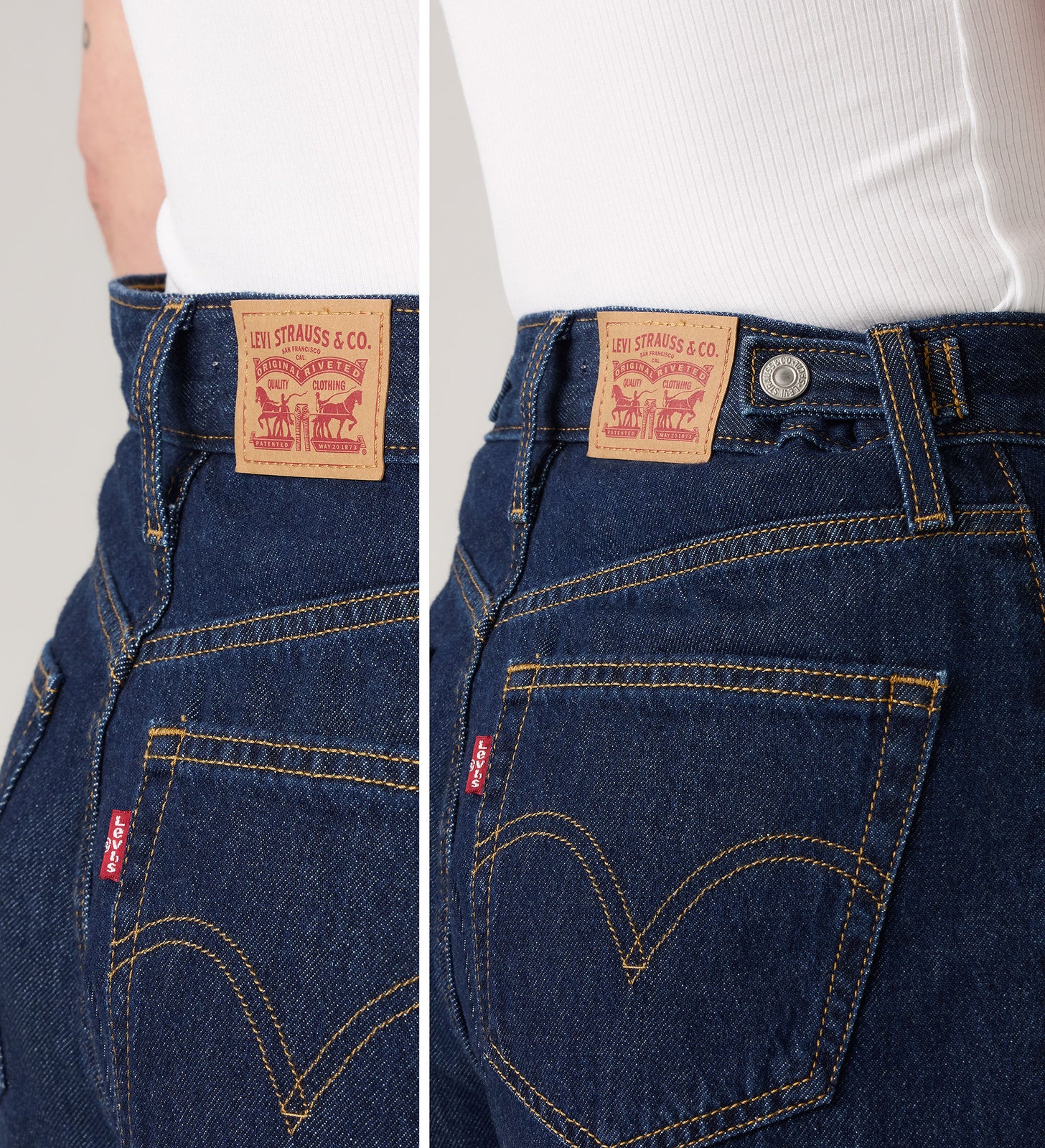 Main 6 - Levi's® Women's Cinch Baggy Jeans - 001UP0016