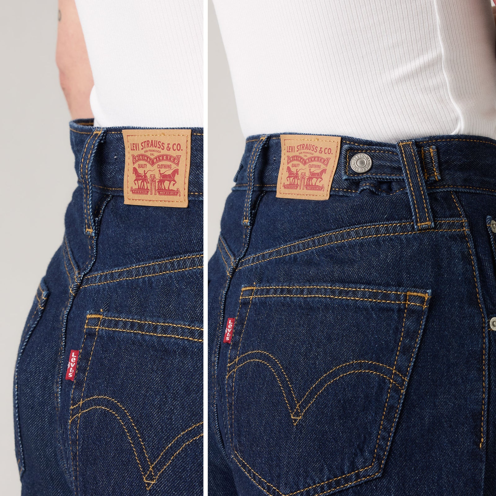Main 6 - Levi's® Women's Cinch Baggy Jeans - 001UP0016