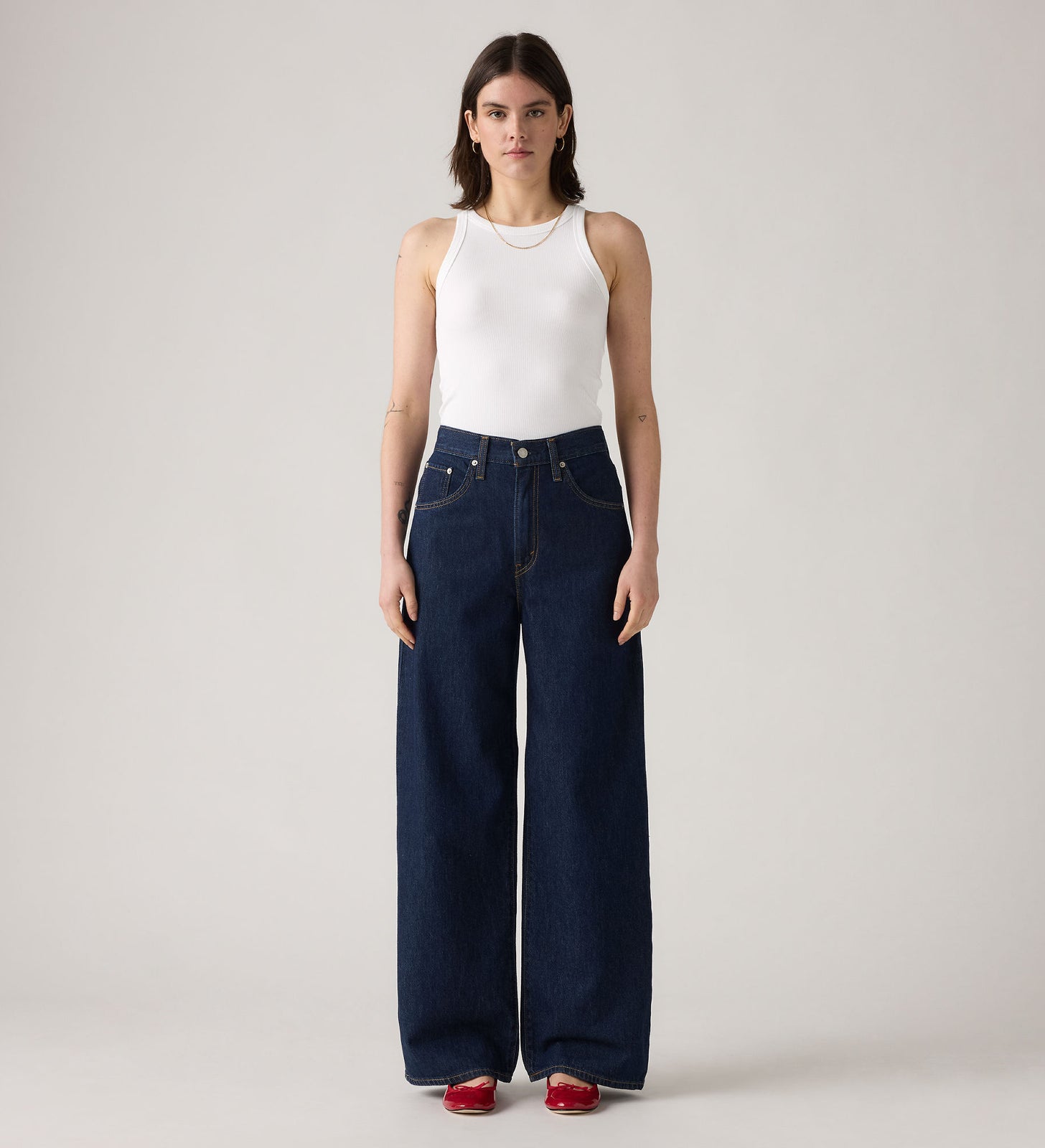 Main 1 - Levi's® Women's Cinch Baggy Jeans - 001UP0016