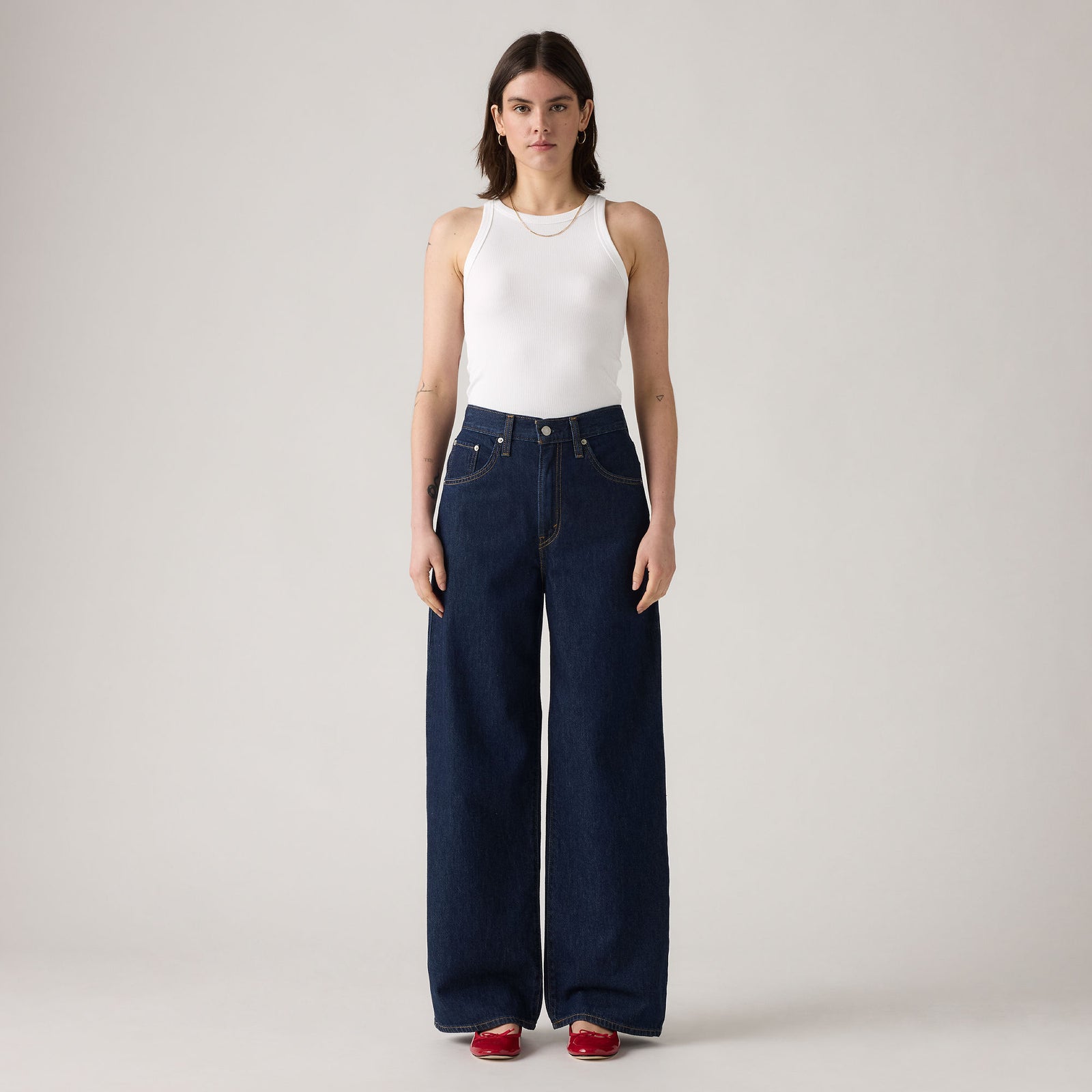 Main 1 - Levi's® Women's Cinch Baggy Jeans - 001UP0016