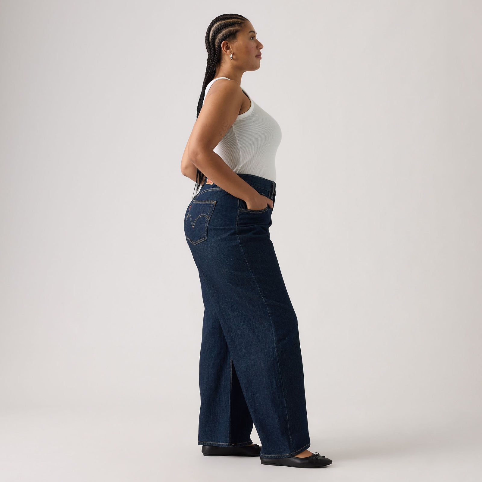 Main 10 - Levi's® Women's Cinch Baggy Jeans - 001UP0016