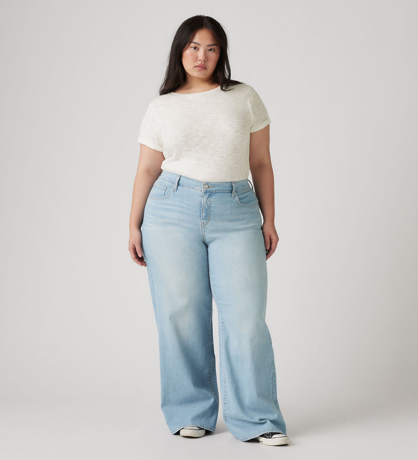 Main 1 - Levi's® Women's 318 Shaping Wide-Leg Jeans (Plus Size) - 0033F0001