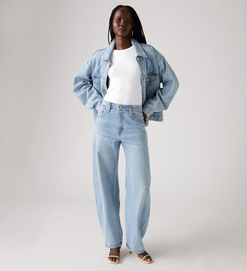 Main 1 - Levi's® Women's Baggy Dad Barrel Jeans - 0039a0007