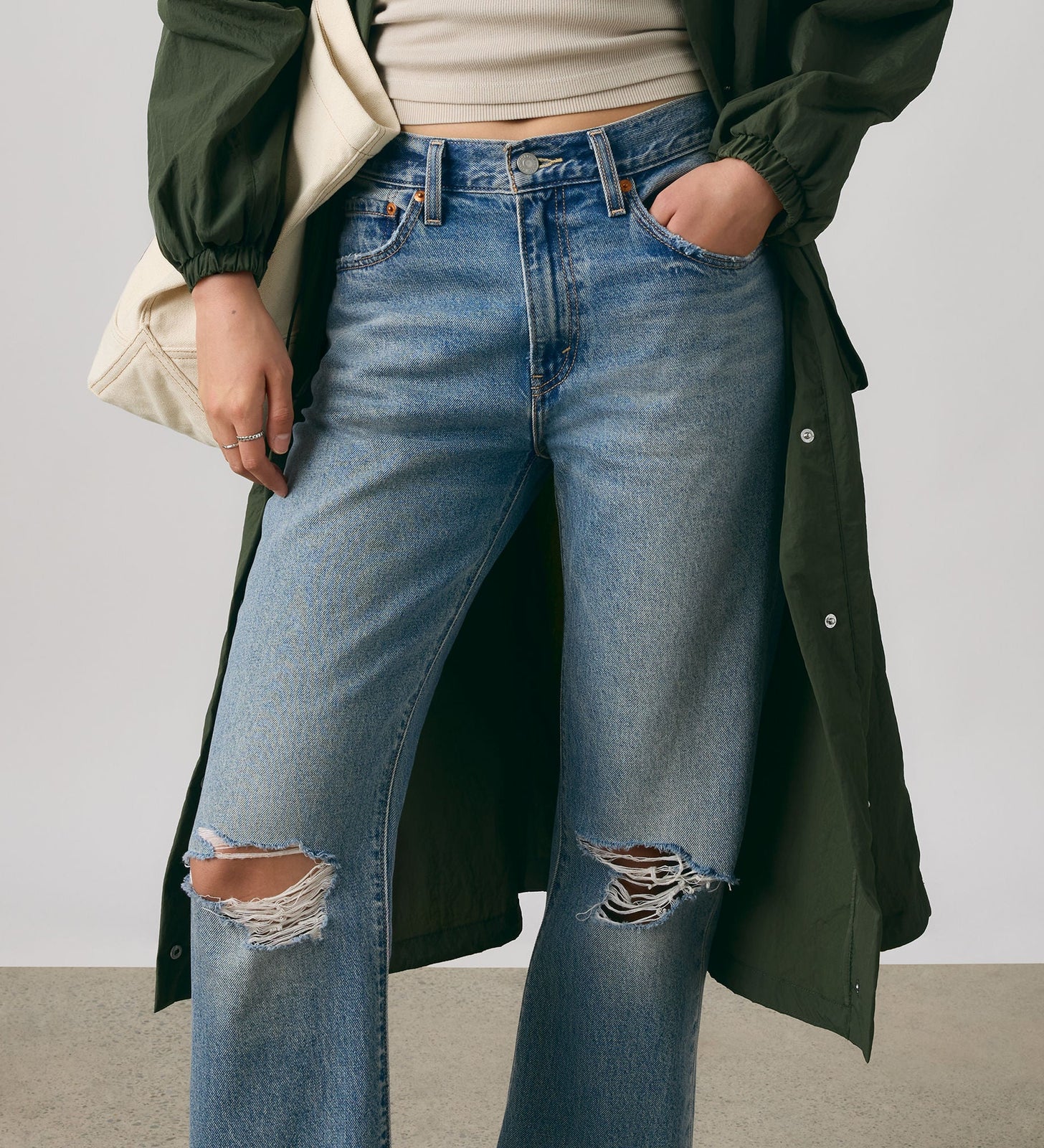 Main 5 - Levi's® Women's Easy Dad Jeans - 005DC0009