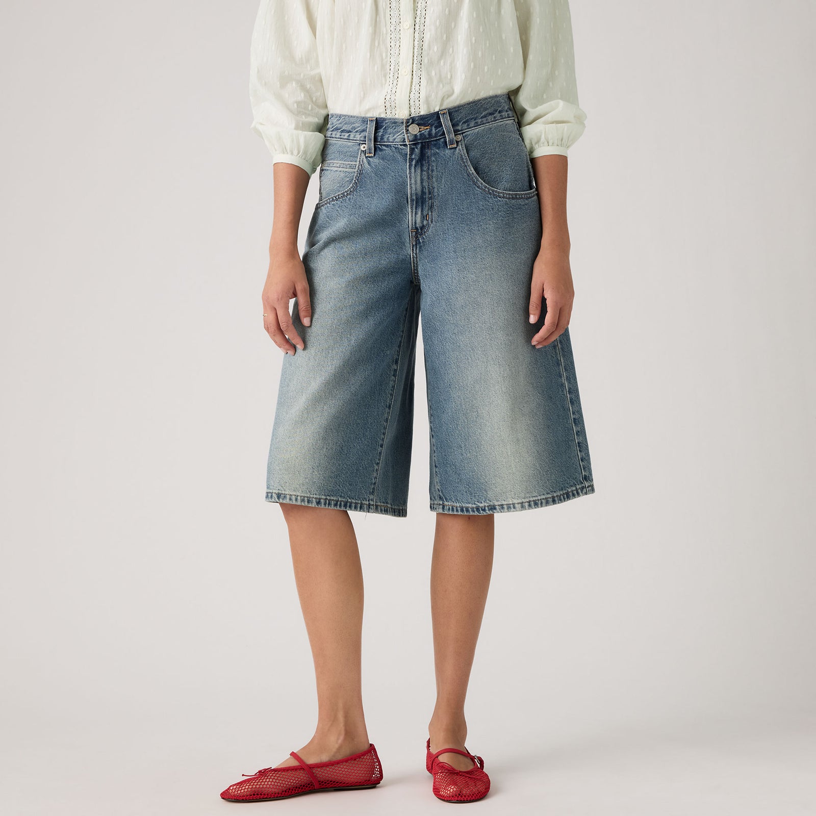 Main 5 - Levi's® Women's Super Baggy Jorts - 005DT0002
