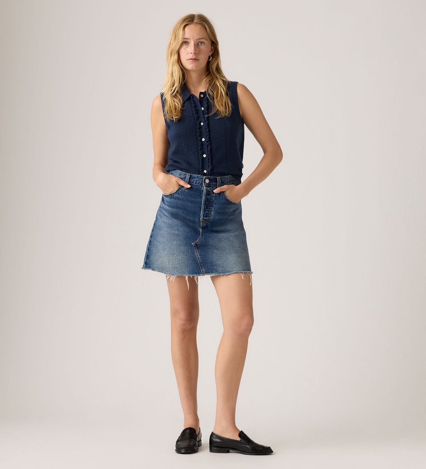 Main 1 - Levi's® Women's Deconstructed Skirt - 005LW0006