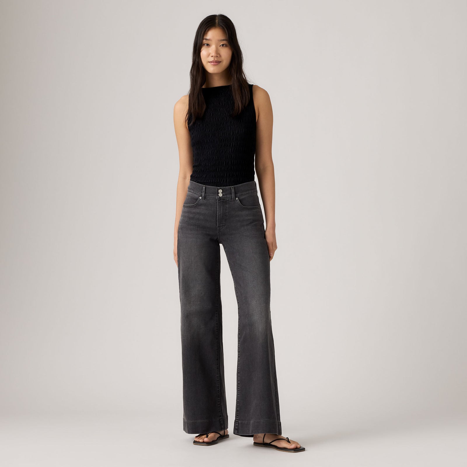 Main 2 - Levi's® Women's 318 Tailored Wide-Leg Jeans - 0081C0001
