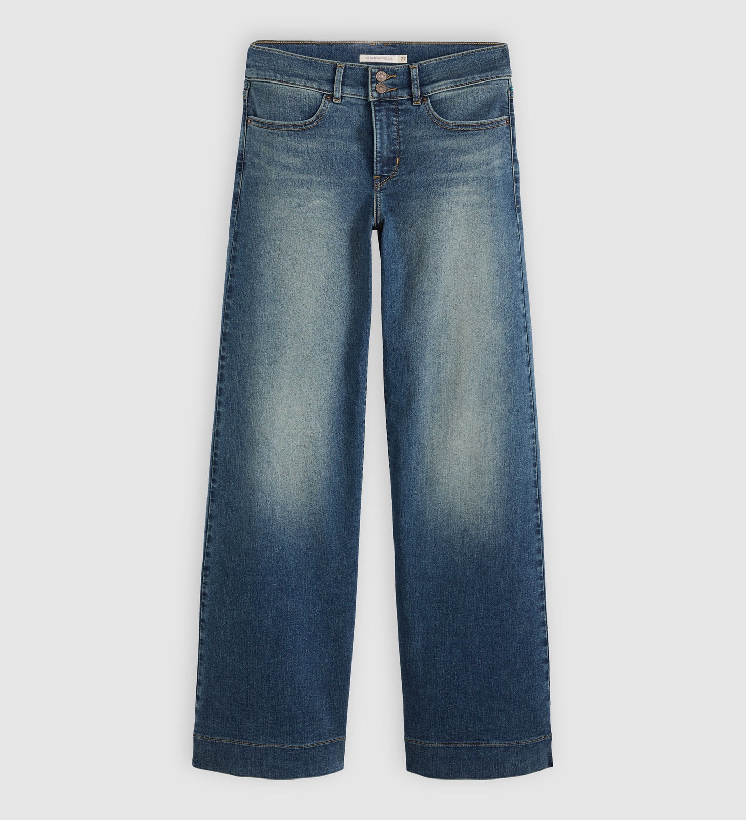 Main 5 - Levi's® Women's 318 Tailored Wide-Leg Jeans - 0081C0000