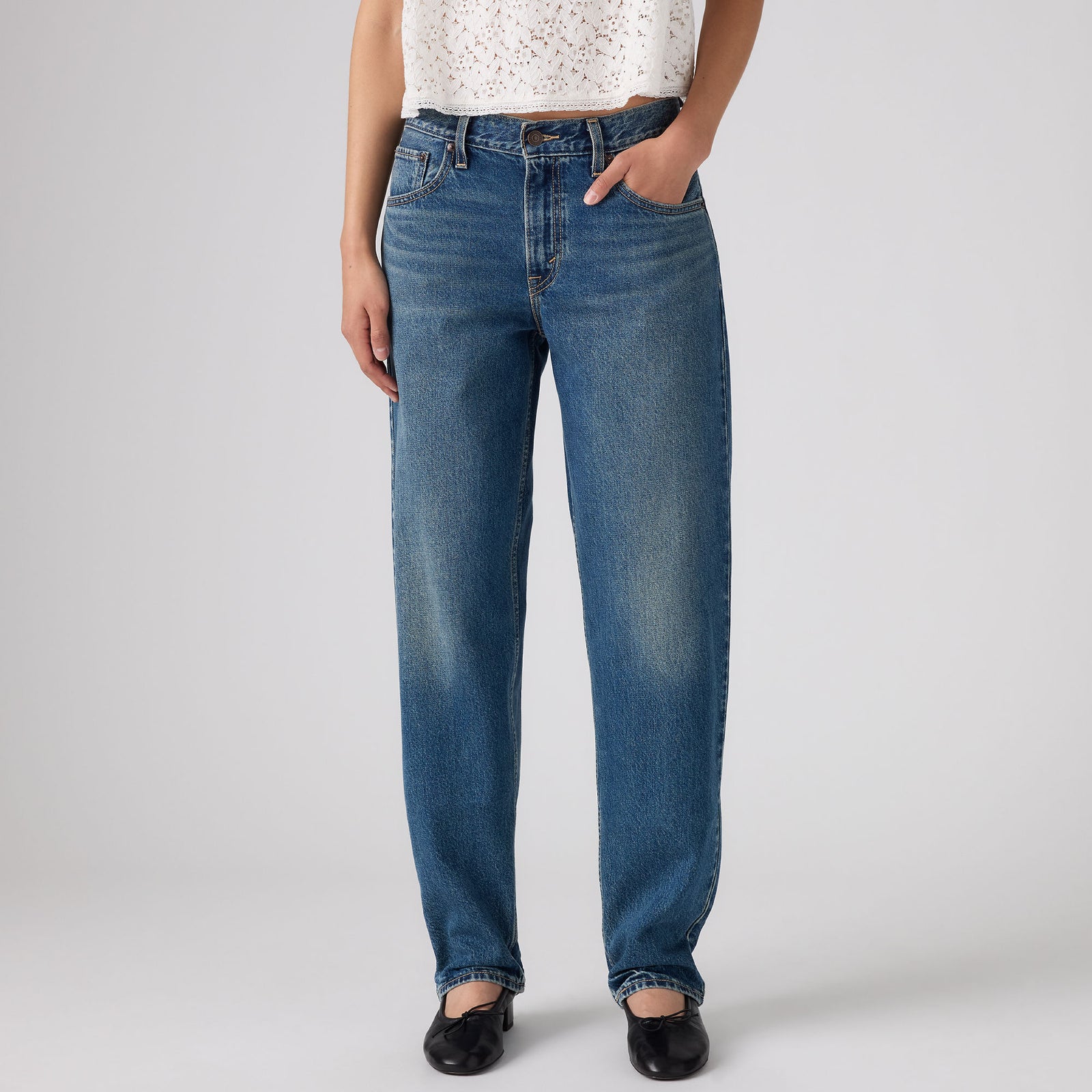 Main 5 - Levi's® Women's Loose Taper Jeans - 0083N0008