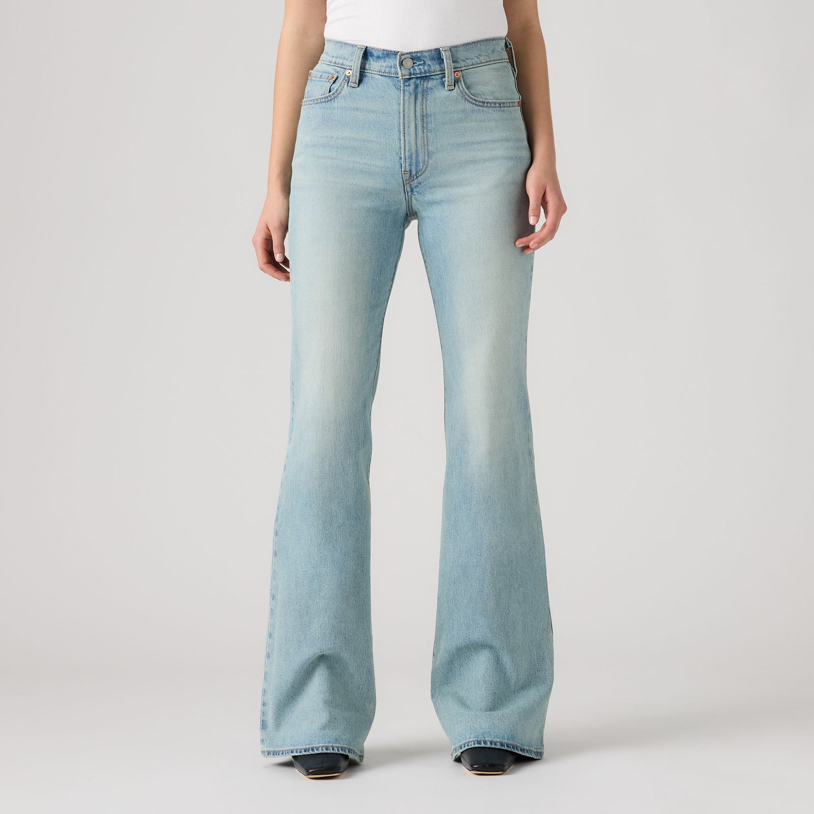 Main 5 - Levi's® Women's Ribcage Flare Jeans - 0083R0012