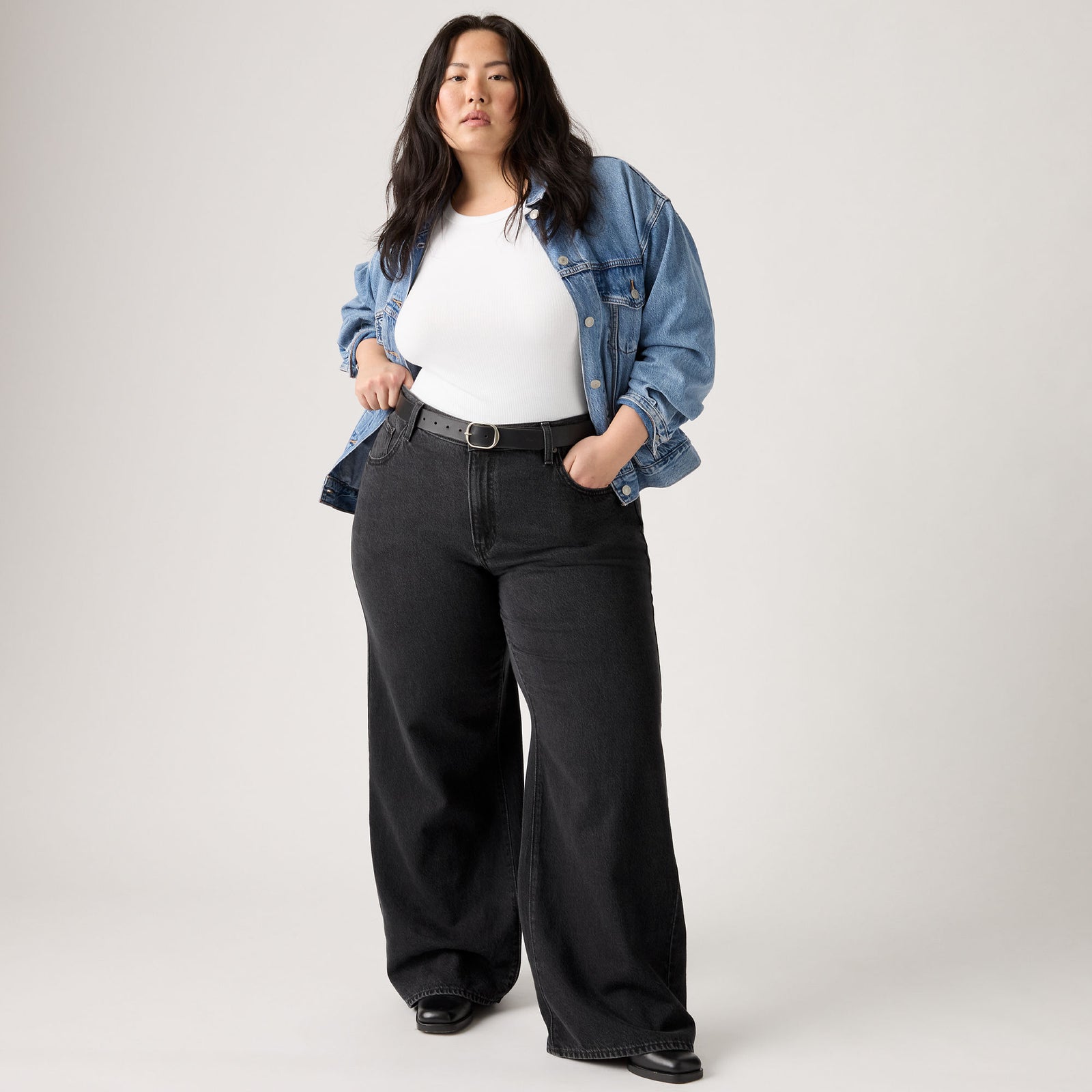 Main 1 - Levi's® Women's Cinch Baggy Jeans (Plus Size) - 008AM0000