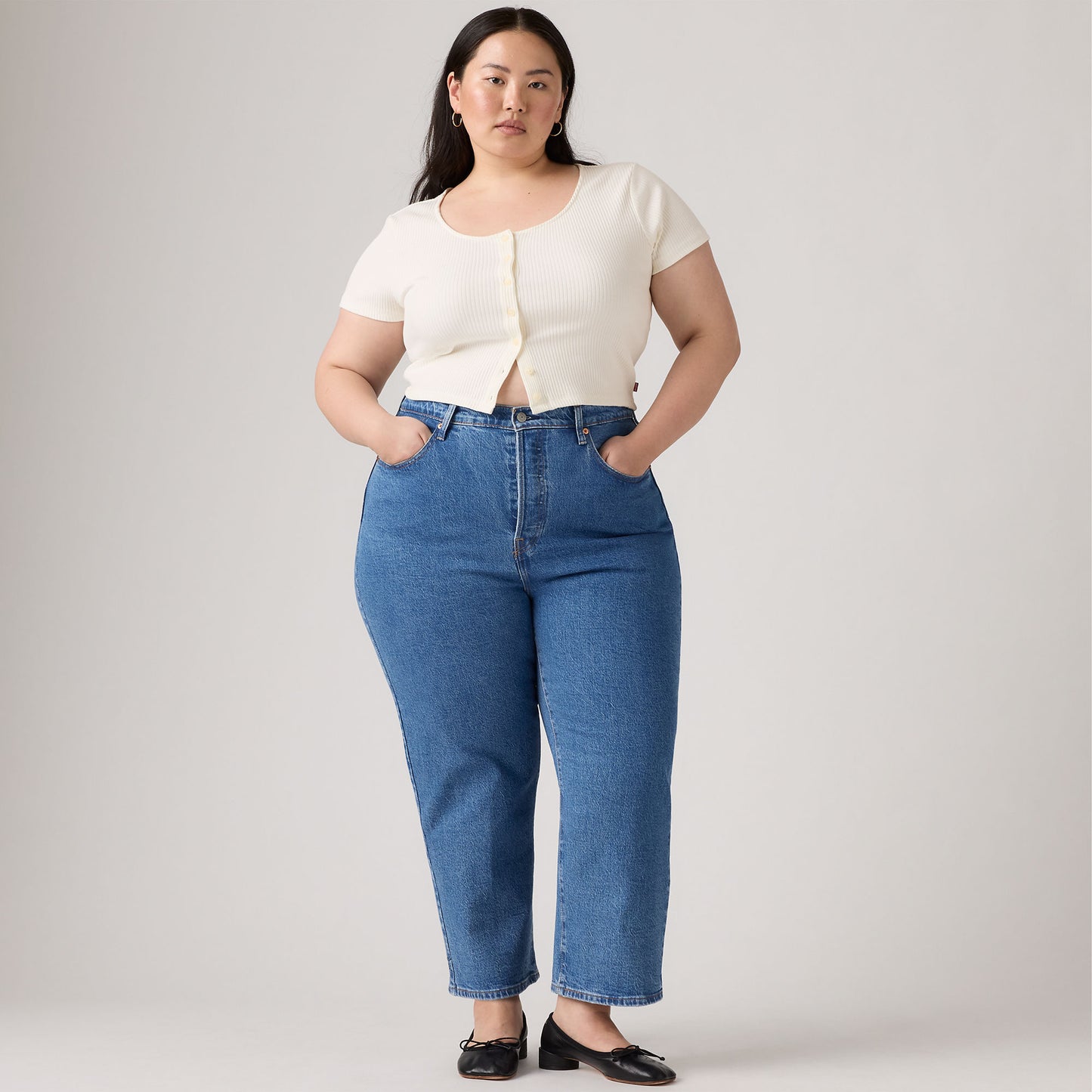 Levi’s® Women's Ribcage Straight Ankle Jeans (Plus Size)