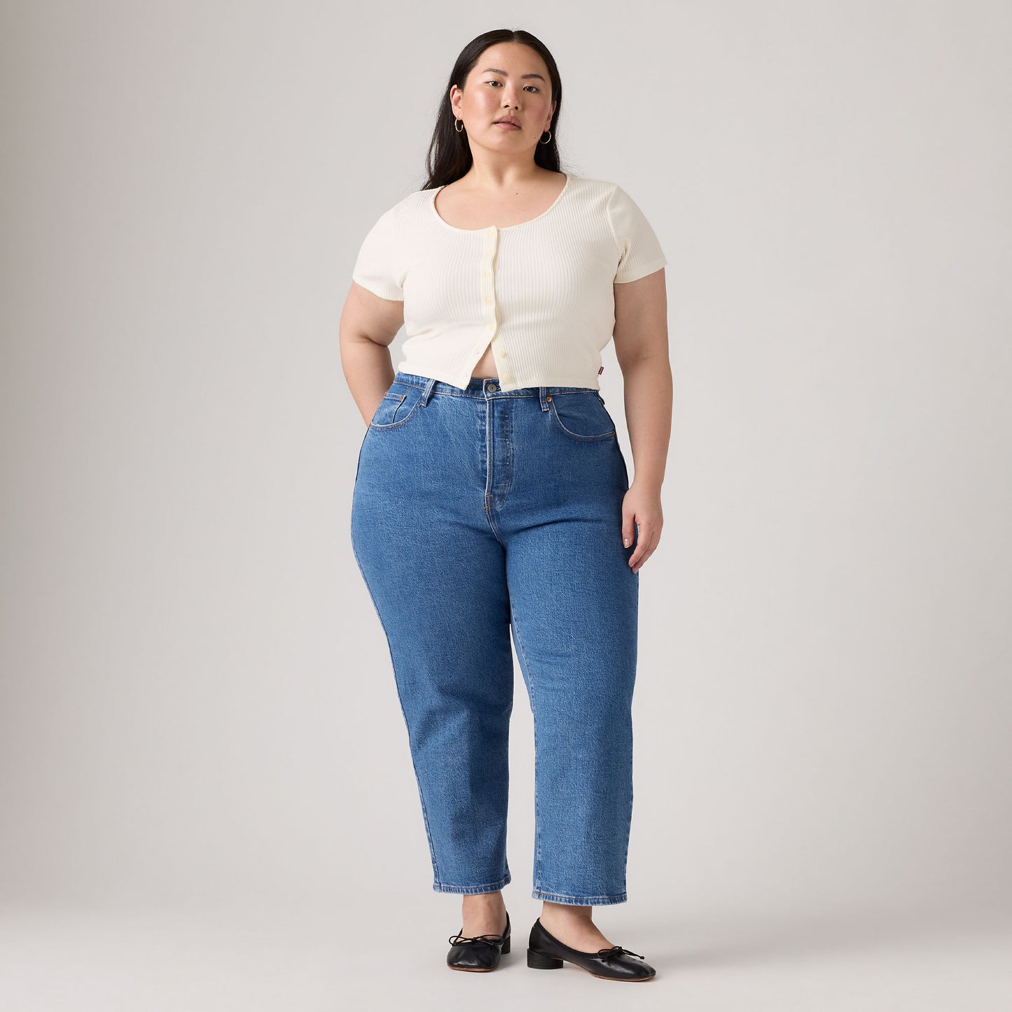 Levi’s® Women's Ribcage Straight Ankle Jeans (Plus Size)
