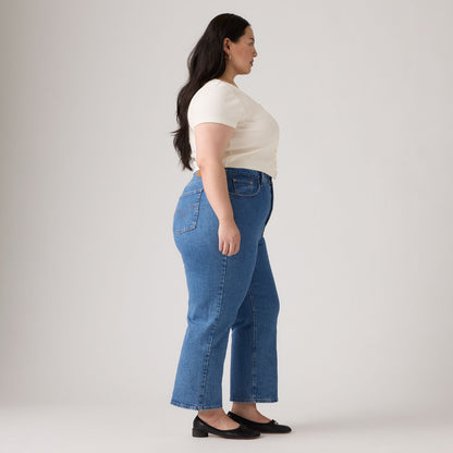 Thumbnail 2 - Levi’s® Women's Ribcage Straight Ankle Jeans (Plus Size) - 388430016