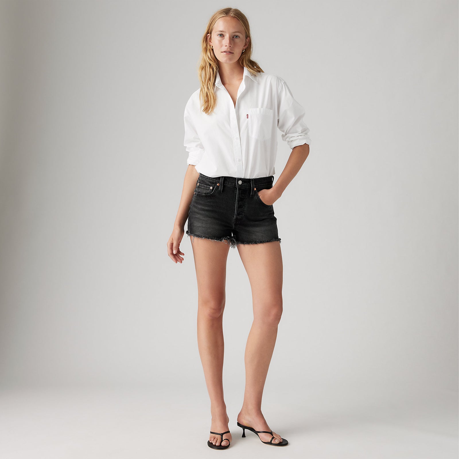 Main 1 - Levi's® Women's 501® Original High-Rise Jean Shorts - 563270451