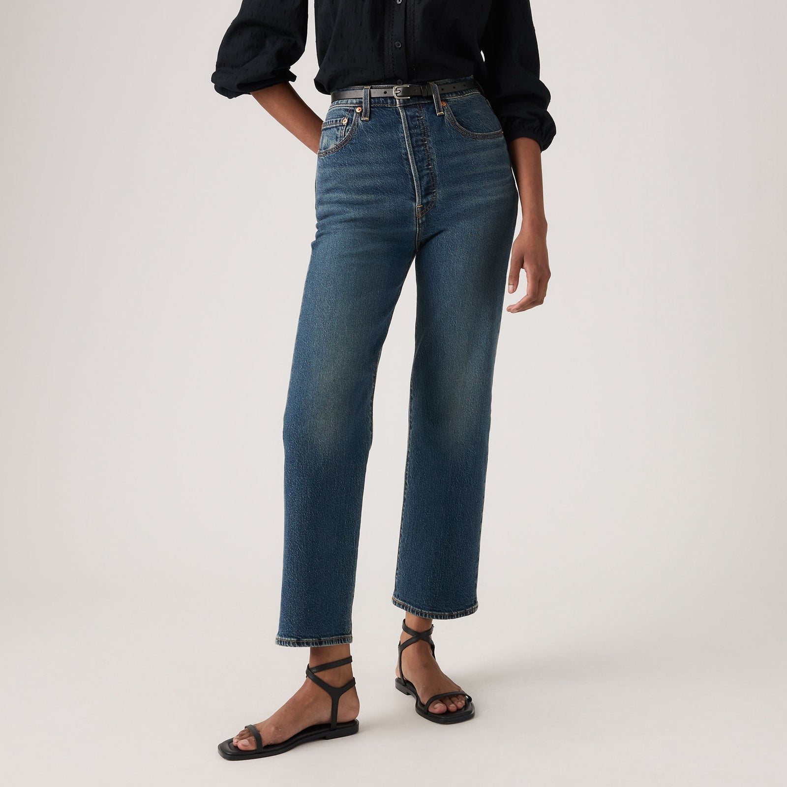 Main 5 - Levi's® Women's Ribcage Straight Ankle Jeans - 726930281