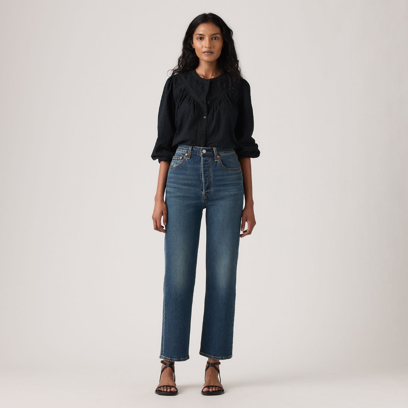 Main 1 - Levi's® Women's Ribcage Straight Ankle Jeans - 726930281