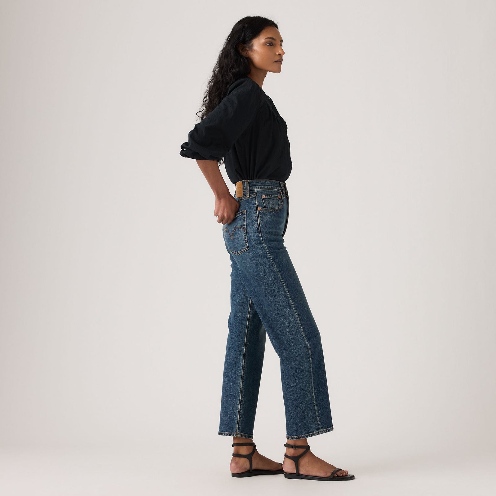 Main 3 - Levi's® Women's Ribcage Straight Ankle Jeans - 726930281