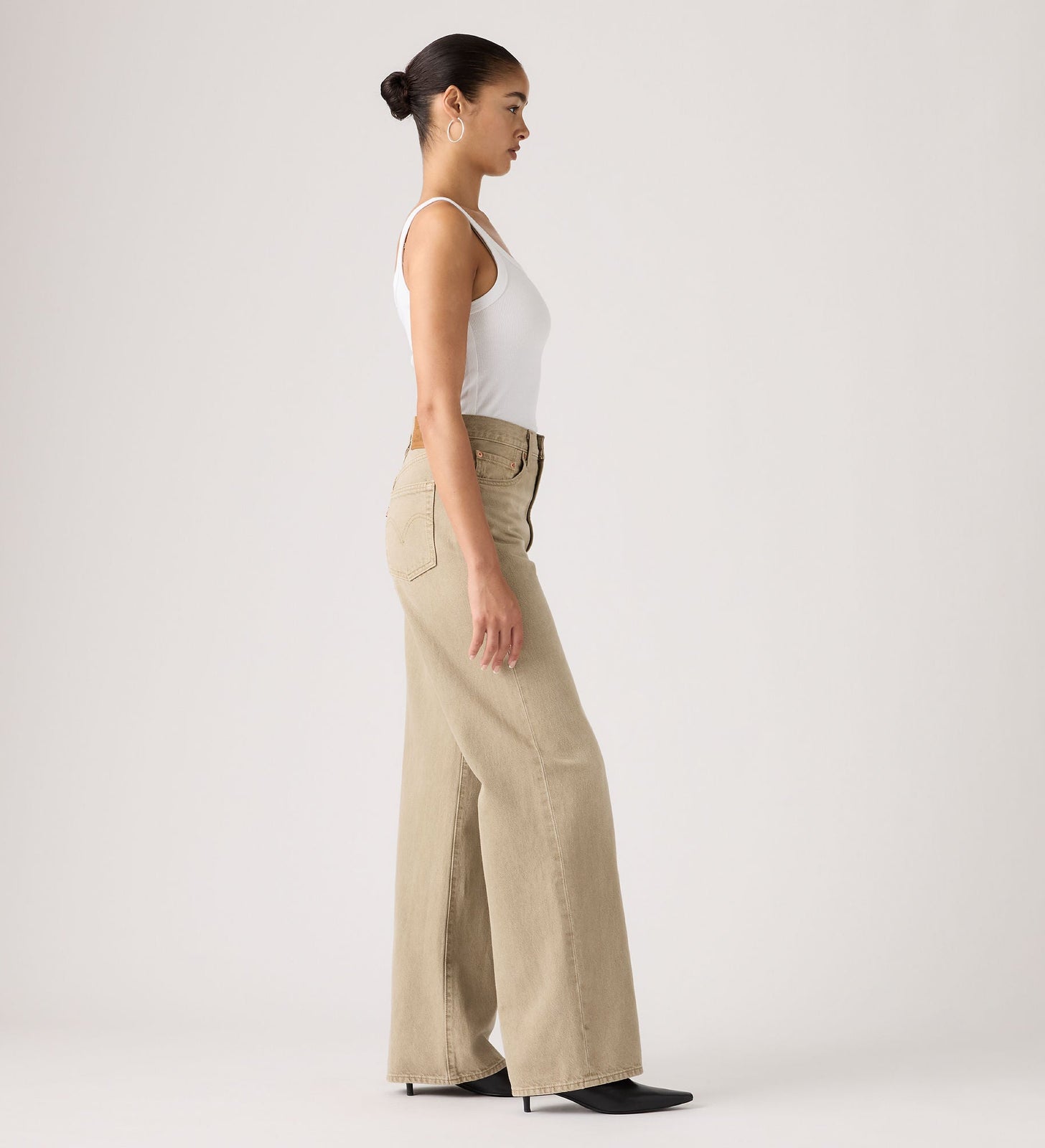 Main 3 - Levi's® Women's Ribcage Wide-Leg Jeans - A60810075