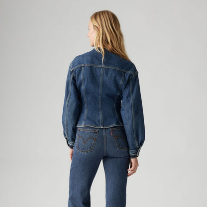 Thumbnail 2 - Levi's® Women's Sculpted Trucker Jacket - 001T60001