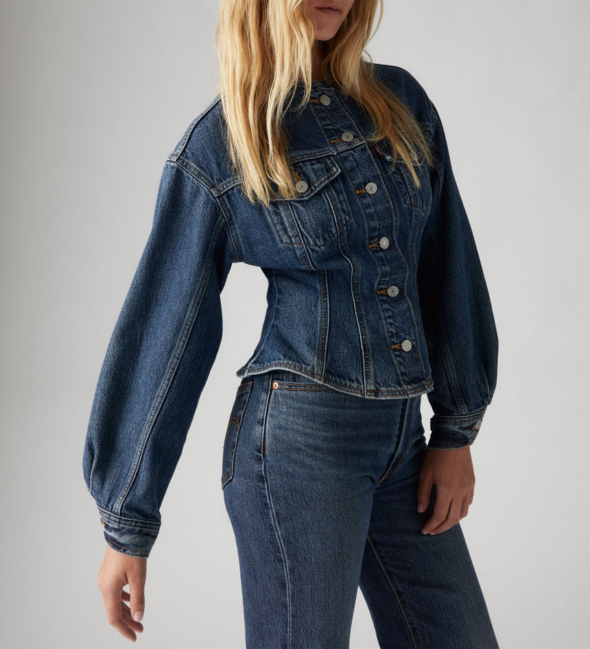 Main 3 - Levi's® Women's Sculpted Trucker Jacket - 001T60001