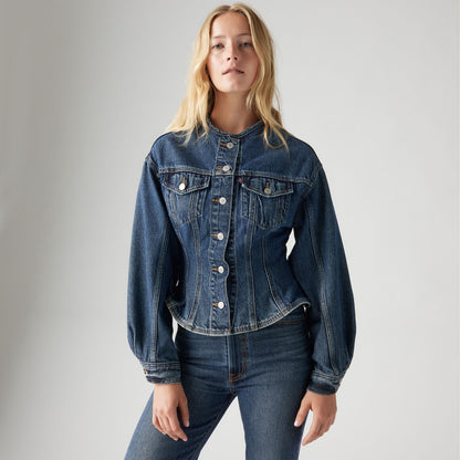 Thumbnail 4 - Levi's® Women's Sculpted Trucker Jacket - 001T60001
