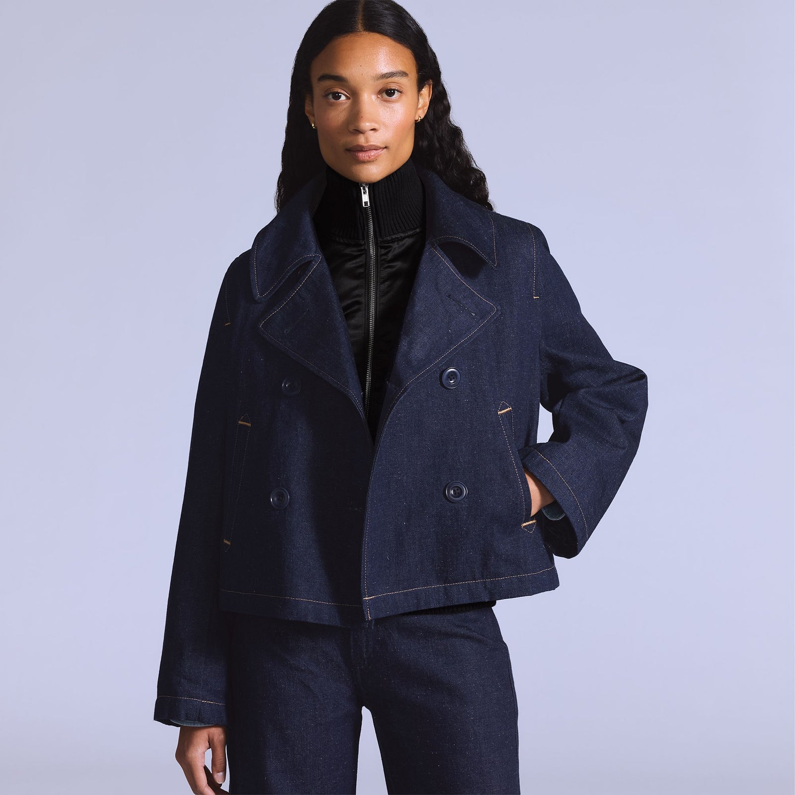 Main 1 - Levi's® Blue Tab™ Women's Mariner Peacoat - 003JN0000