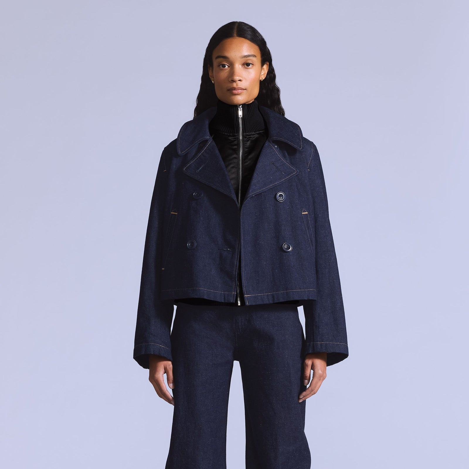Main 4 - Levi's® Blue Tab™ Women's Mariner Peacoat - 003JN0000
