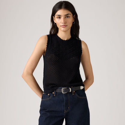 Thumbnail 3 - Levi's® Women's Adrienne Crochet Tank - 0040R0001