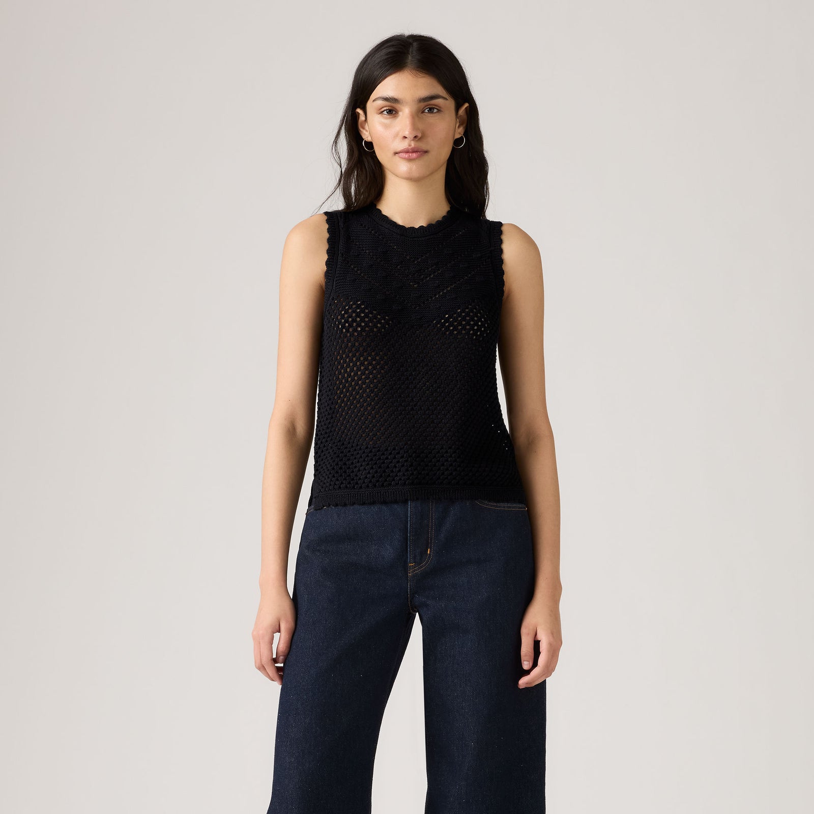 Main 2 - Levi's® Women's Adrienne Crochet Tank SCL - 