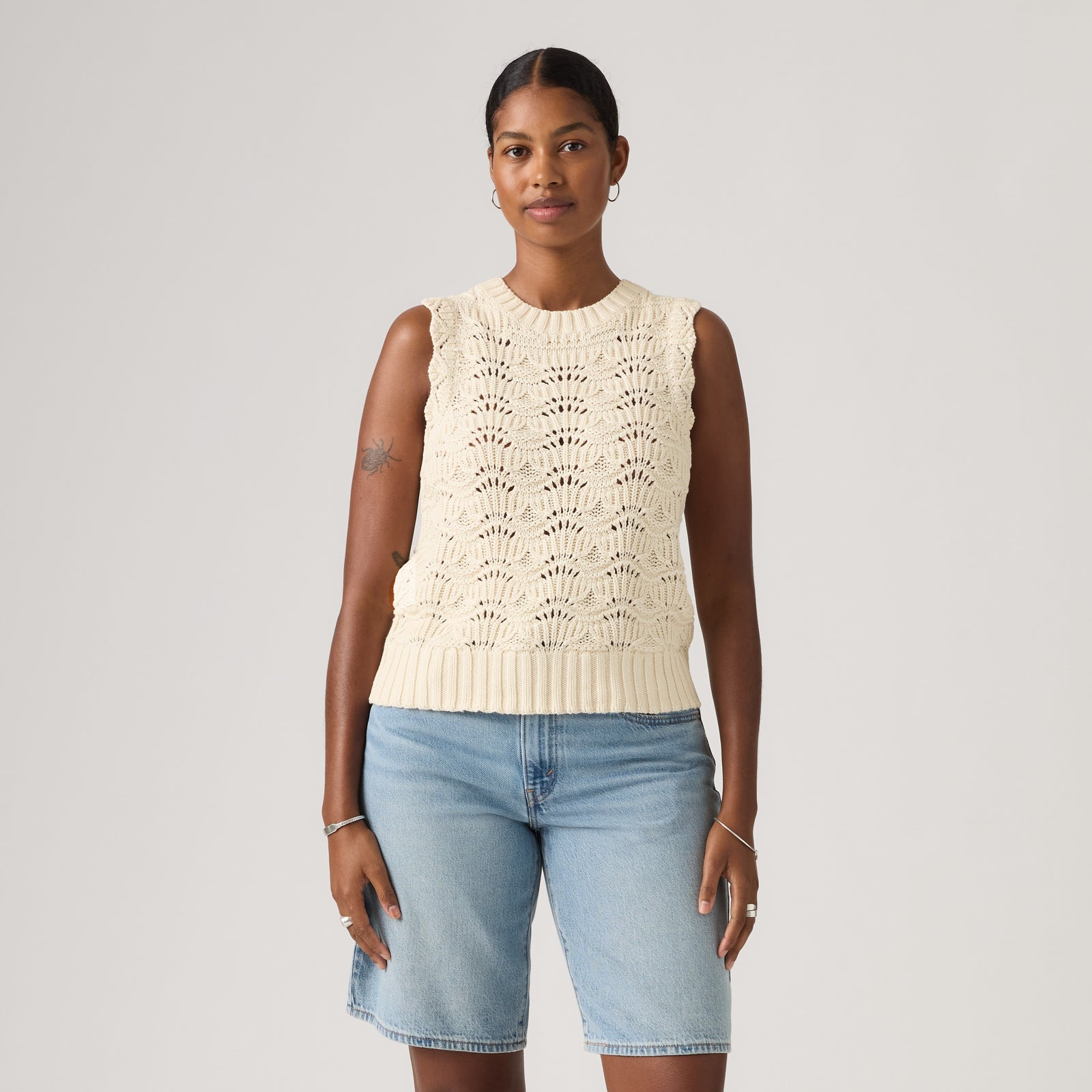 Main 1 - Levi's® Women's Hope Crochet Tank SCL - 